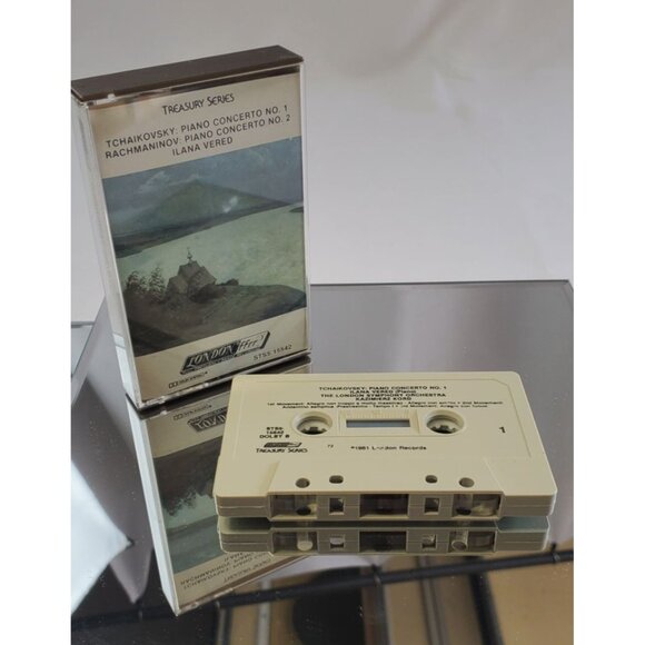 Tchaikovsky: Piano Concerto No.1 - Ilana Vered Cassette Tape 1981 London Records - Picture 3 of 3